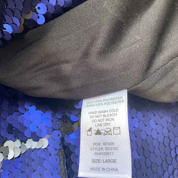 🆕 SHINESTAR Sequin Bodycon Mini Open Back Dress - Picture 8 of 9